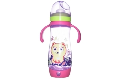 15oz Big Size Cartoon Printed PP Baby Feeding Bottle