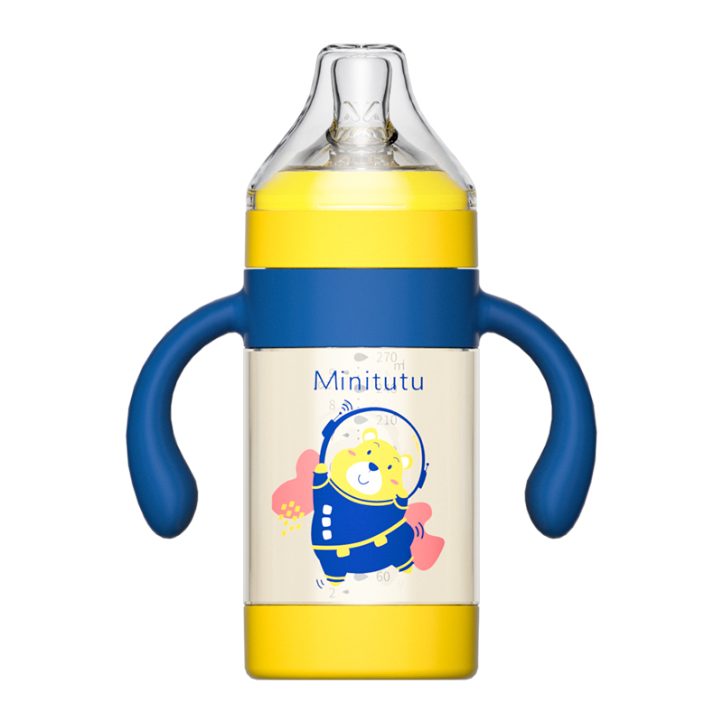 3 in 1 Plastics Wide Neck Baby Feeding Bottle