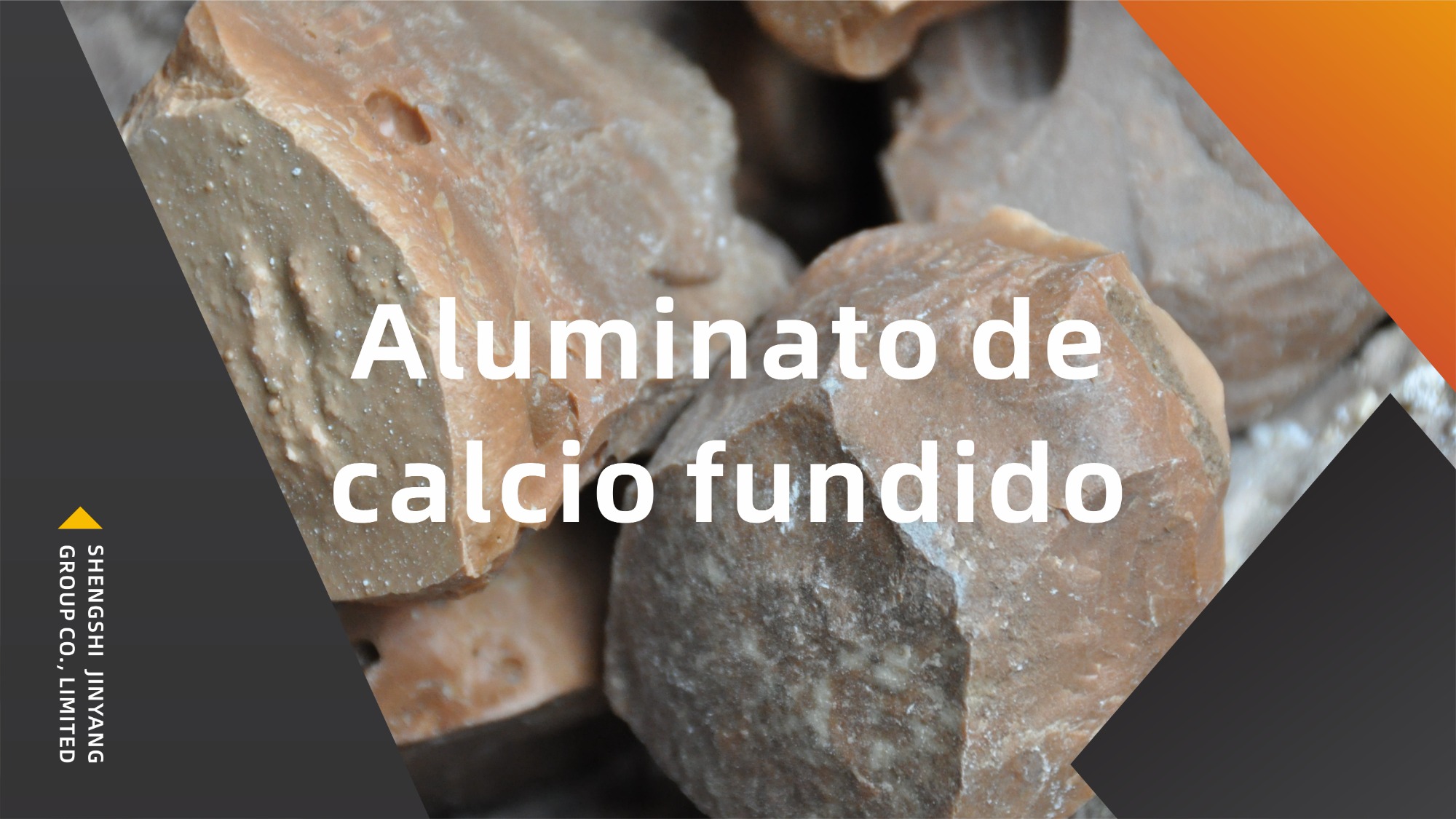 Aluminato de calcio fundido