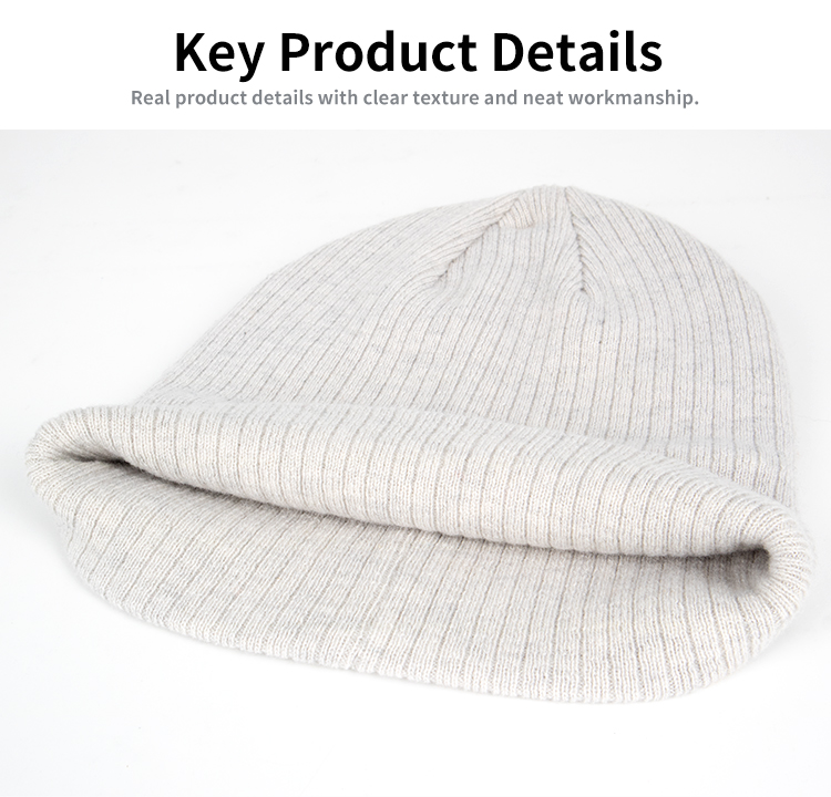 Custom 100% Merino Wool Slouchy Beanie