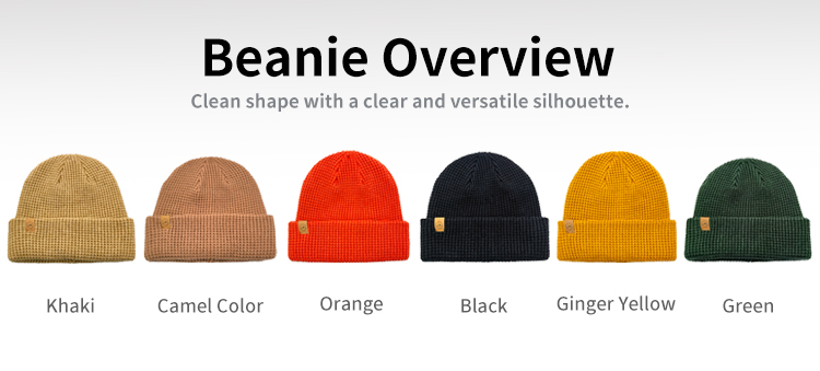 Chunky Waffle Knit Cuffed Beanie