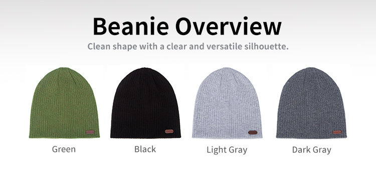 Custom 100% Merino Wool Slouchy Beanie