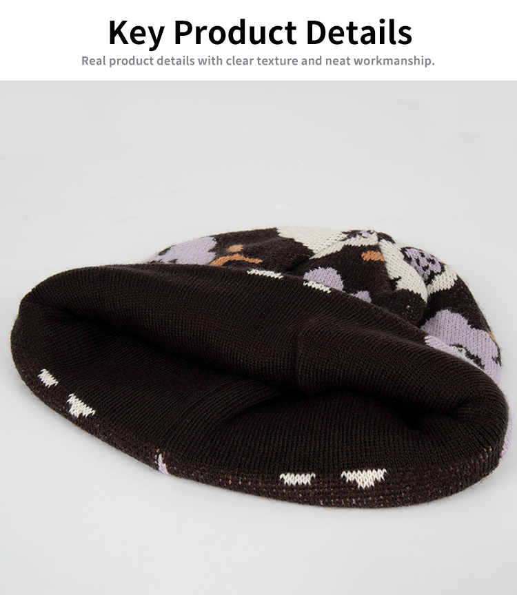 floral-jacquard-knit-cuffed-beanie