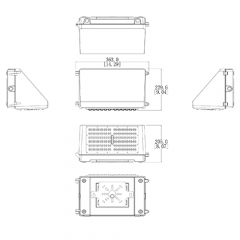 Full Cut-off Wall Pack Light