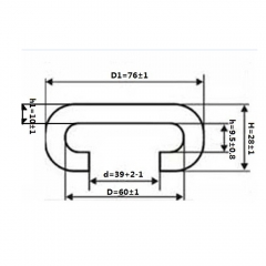 C875 C879 C877 Escalator Handrail C Type For Ot