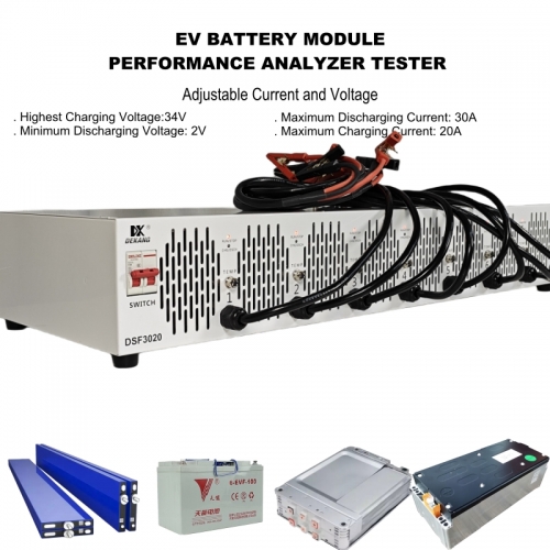 6V/12V/24V Lithium Battery Module/Pack Auto Cycle Charge Discharge Tester DSF3020 34V 30A