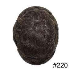 220# Darkest Brown with 20% Grey Hair
