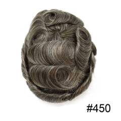 450# Medium Brown with 50% Grey Hair
