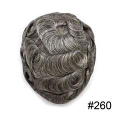 260# Darkest Brown with 60% Grey Hair