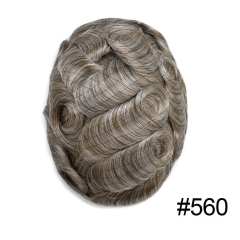 560# Medium Light Brown with 60% Grey Hair