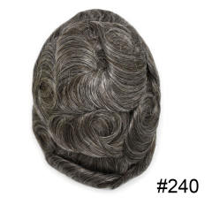 #240 2# DARKEST BROWN WITH 40% SYNTHETIC GREY