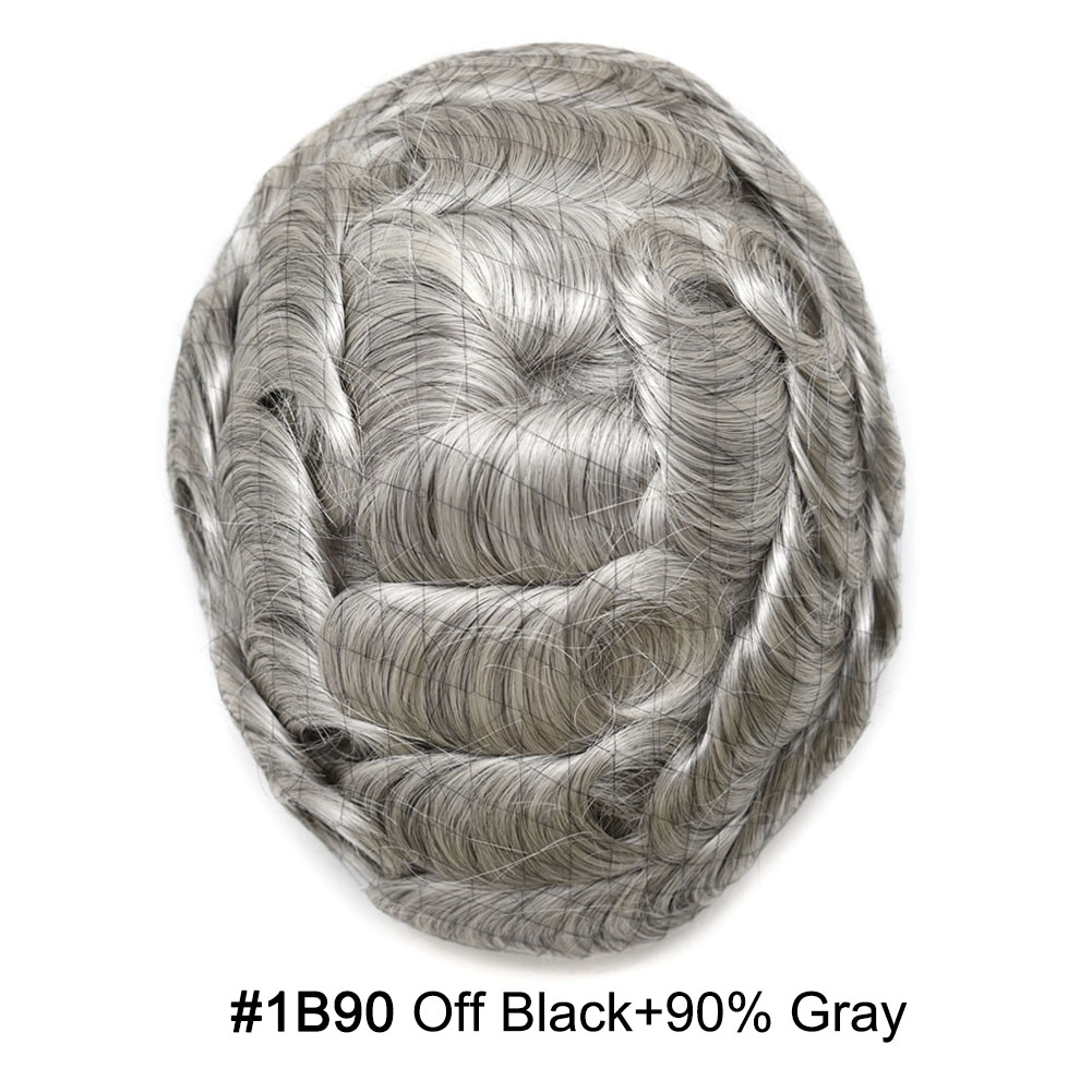 1B90# OFF BLACK with 90% gray hair