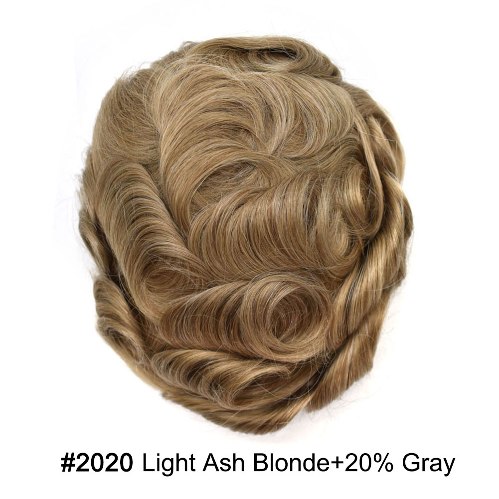 2020# LIGHT ASH BLONDE with 20% Gray