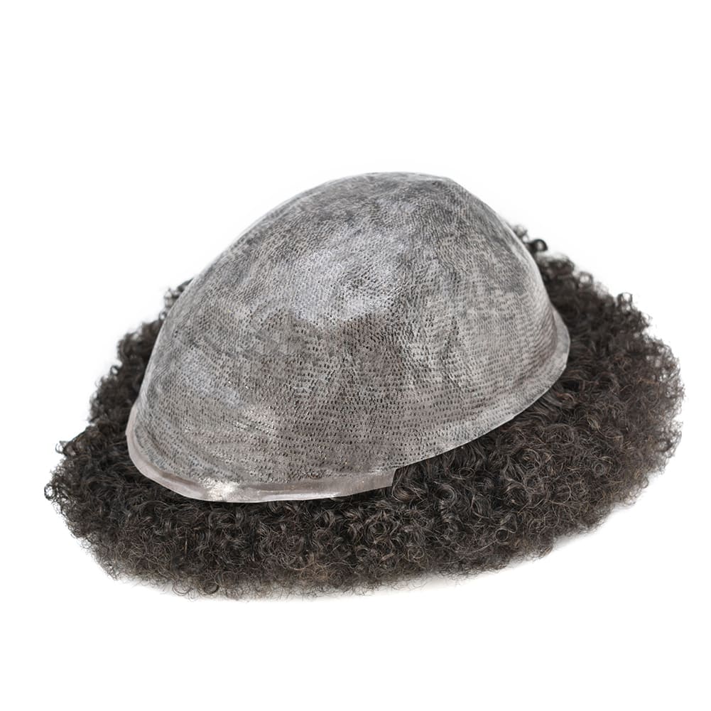 PU AFRO Men's Toupee