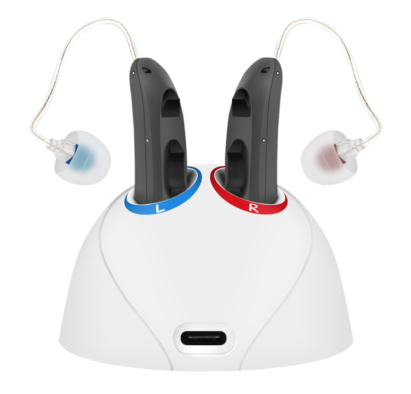 RIC hearing aid-digital and rechargeable hearing aid -Primo R401