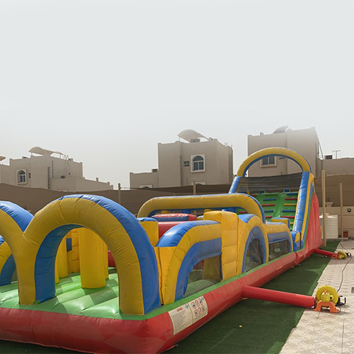 UAE Client inflatable obstacle course