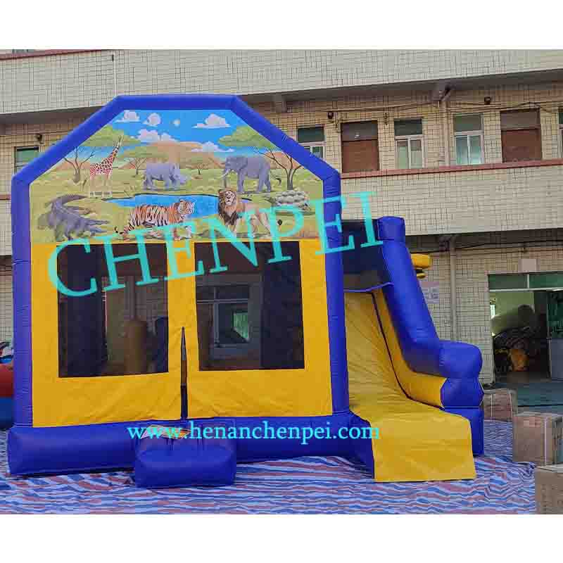 Animal World bouncy castle for sale