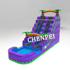 Purple water slide for sale commercial water slide for kids