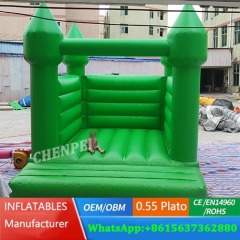 Green Bounce house for sale commercial inflatable bounce house