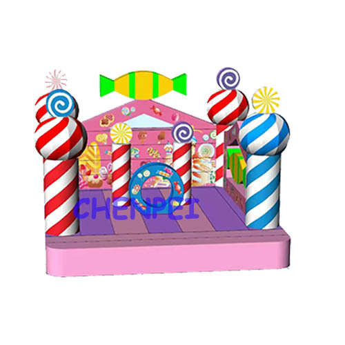 Candy bouncy castle for kids commercial bouncy castle sale