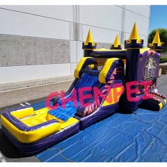 Purple bouncy castle sale water bouncy castles