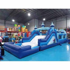 Frozen inflatable obstacle course for sale