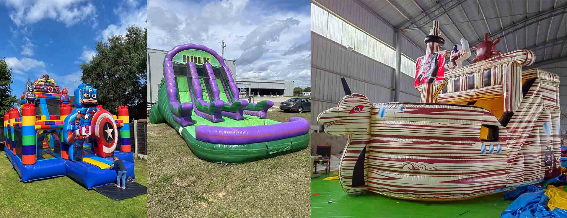 Commercial inflatable slide for sale