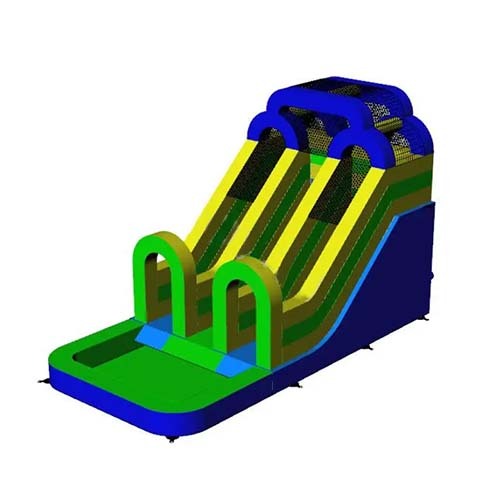 Dual lanes water slide commercial inflatable water slide for sale