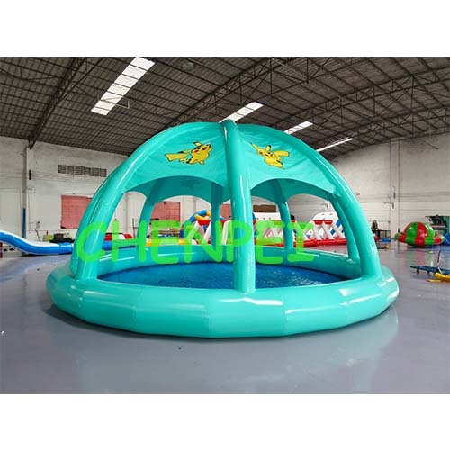 New inflatable pool with tent for sale