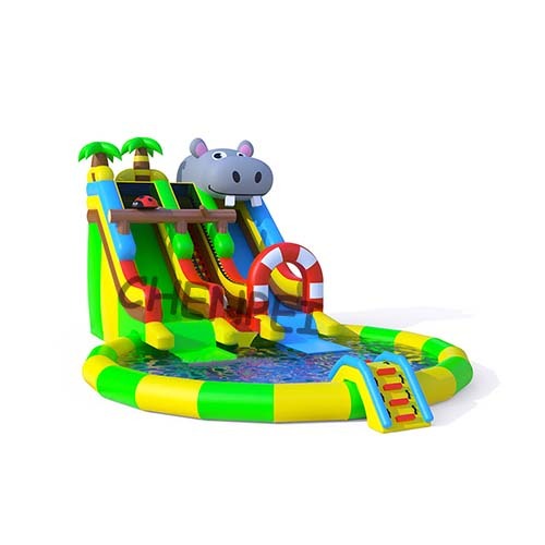 Hippo inflatable water park for sale