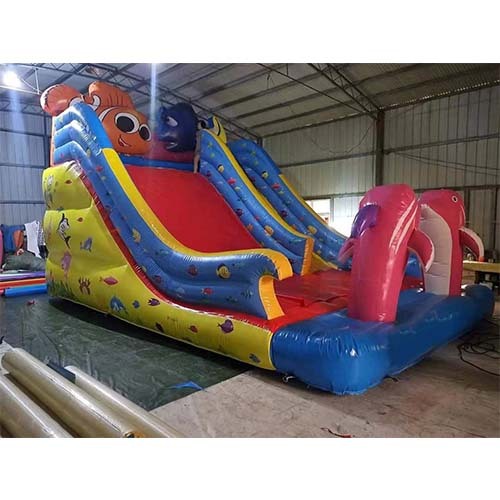 Fish inflatable slide for sale inflatable slide supplier china