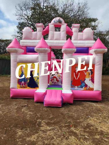 New pink bouncy castle for Kenya client