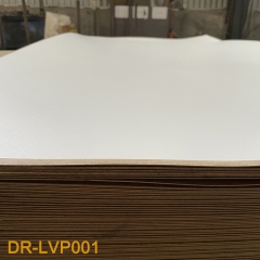 DR-LVP002 Off White Decorative Veneers Melamine Laminated Panels Melamine Decore Veneer