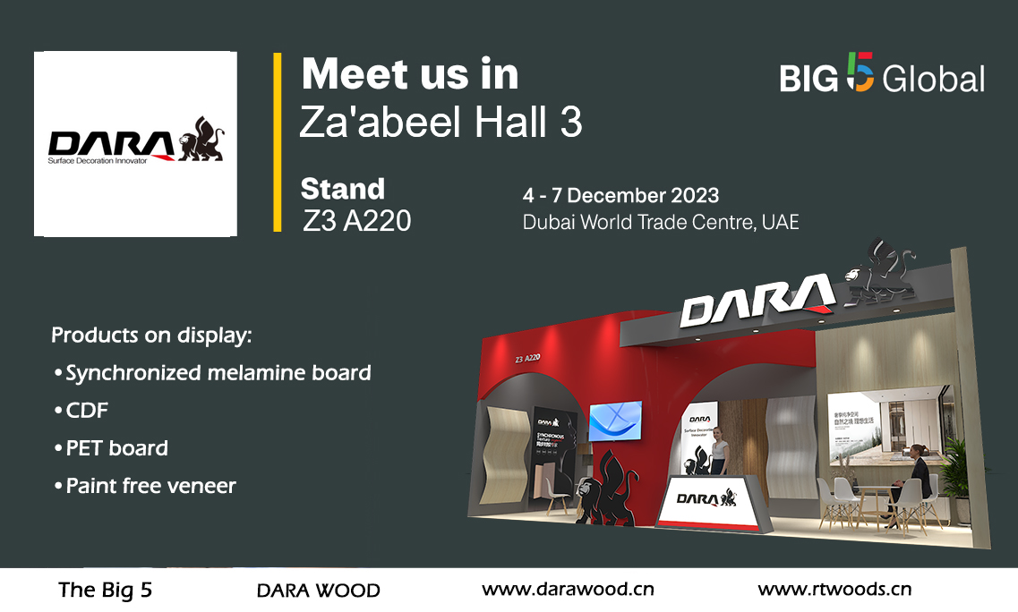 Dara wood will participate The big 5 Dubai with their new product and designs