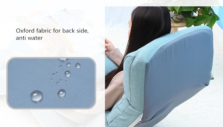 Modern Sofa Bed Lounge Upholstered Chaise Indoor Living Room Reclining Chair 5 Color Floor Folding Adjustable Sleep Lounger