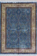 tapis en soie fait à la main