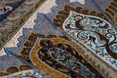 tapis en soie fait à la main