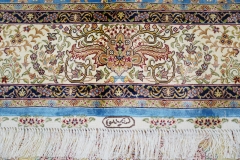 tapis en soie fait à la main