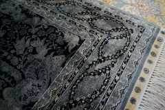 Tapis en soie fait à la main