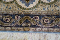 tapis en soie fait à la main