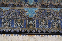 tapis en soie fait à la main