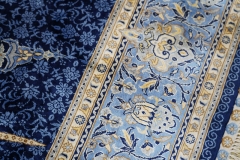tapis en soie fait à la main