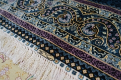 alfombra de seda hecha a mano