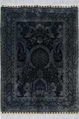 Tapis en soie fait à la main
