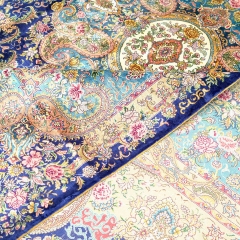 Alfombras persas de seda