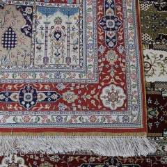 Tapis en soie fait à la main
