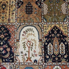 Tapis en soie fait à la main