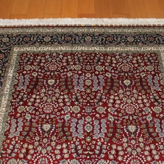 Tapis en soie fait à la main