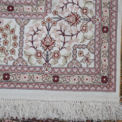 4x6 Tapis en soie fait à la main