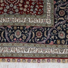 Tapis en soie fait à la main